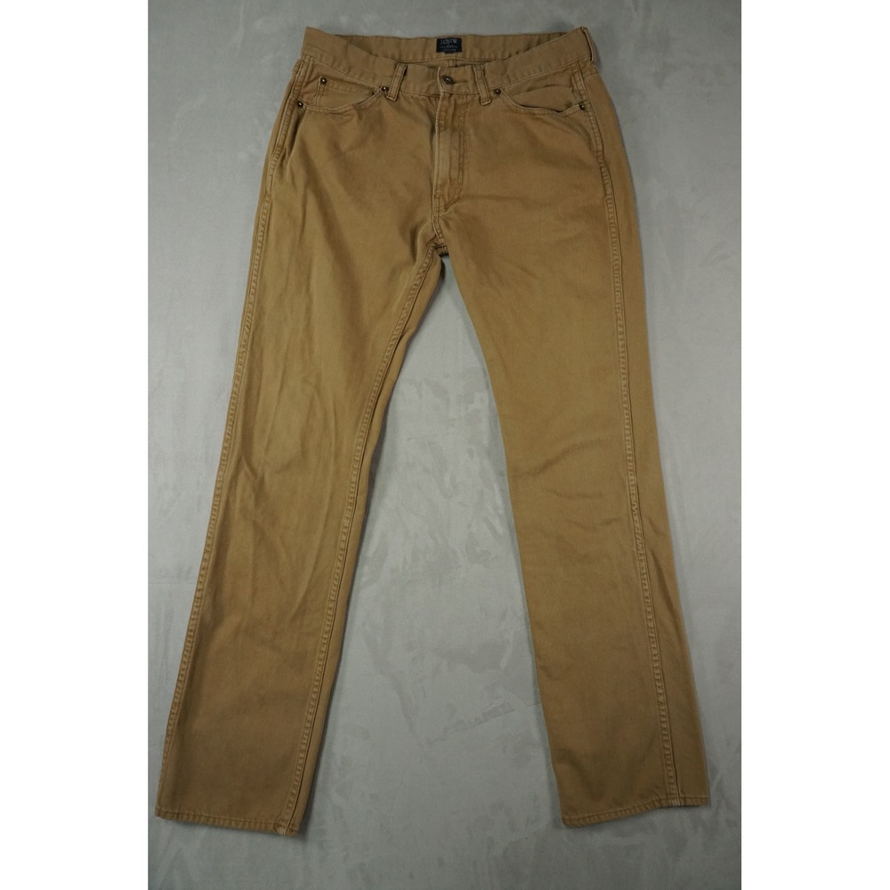 J.Crew Pants Mens 32x31.5 The Sutton Brown Chino Straight Leg Casual